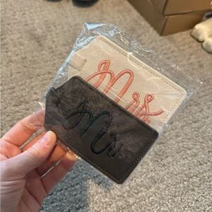 Mr. and Mrs. Luggage Tags